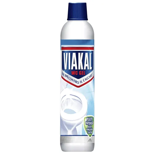 Viakal Casa WC Gel, Contro il Calcare 750 ml Pulizia e Igiene Rimuovi Calcare