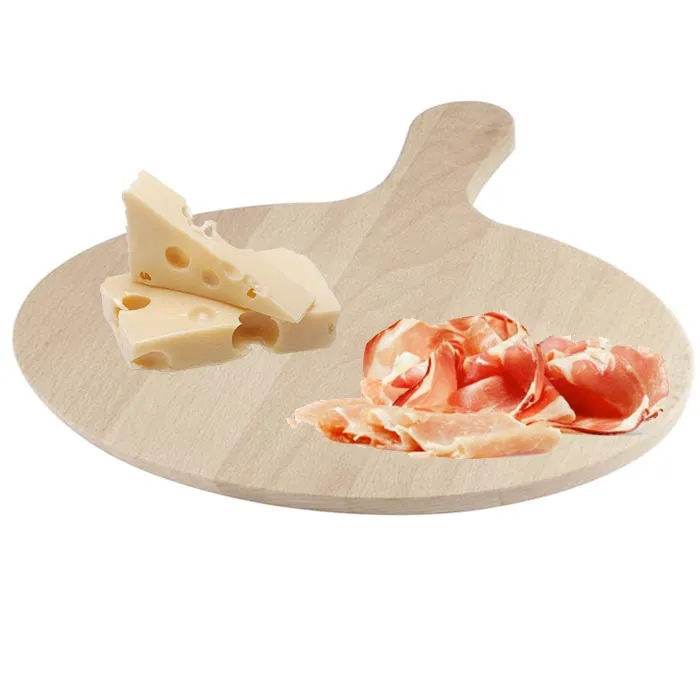 Tagliere Ovale In Legno Multistrato Per Antipasti Affettati Formaggi 30 x 24 cm