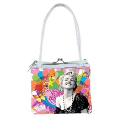 Borsa Borsetta Portamonete Marilyn Monroe Candy Multicolore