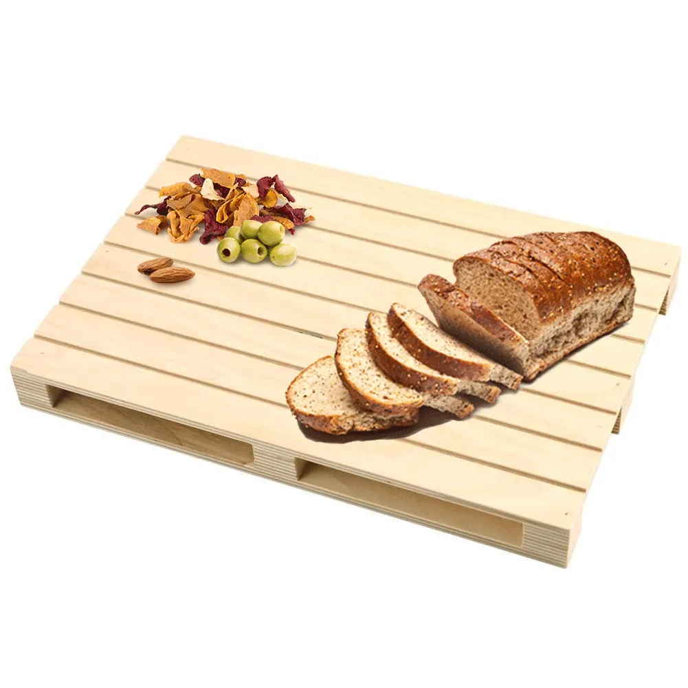 TAGLIERE A FORMA DI PALLET IN LEGNO PEDANA 20 X 35 CM ANTIPASTI AFFETTATI SALUMI