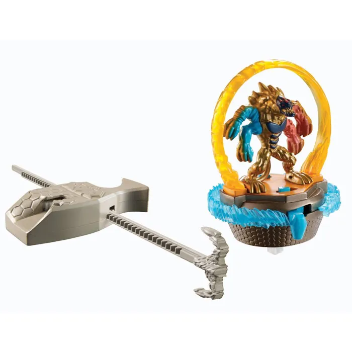 Max Steel Turbo Battle Elementor con Rampa di Lancio Personaggio e Accessorio