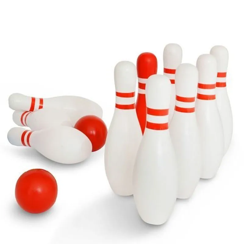 Set Gioco Bowling per Bambini con 10 Birilli e 2 Palle Giocattoli Giochi Bambini