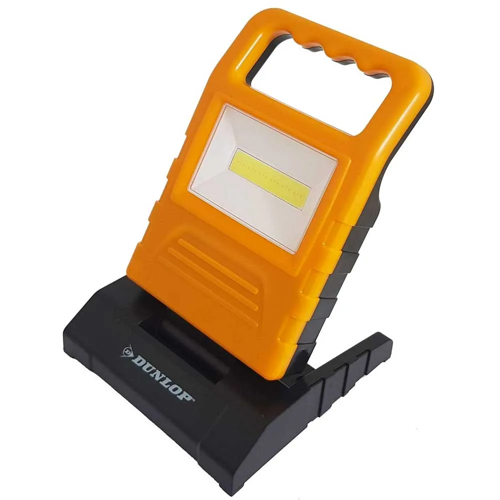 Lampada Faro Lavoro Portatile 9LED 120 Lumen Bianco a Batteria Luce Emergenza