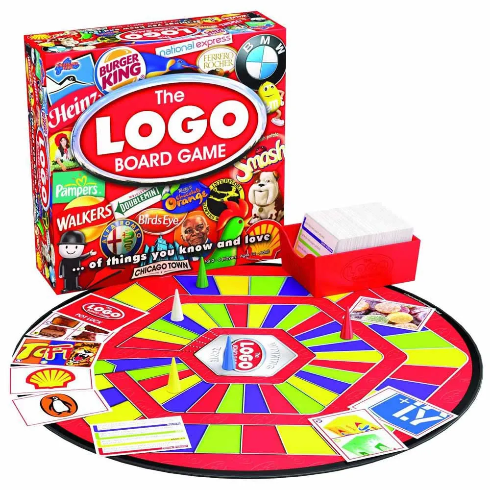 Logo Quiz Game Gioco Da Tavolo Adulti E Bambini Mac Due 12 Anni +