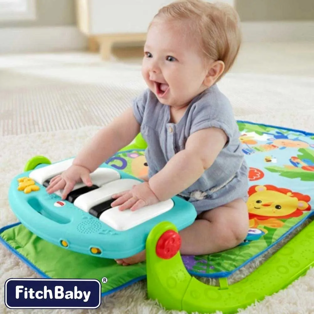 Palestrina Neonato con Piano Musicale Verde Fitch Baby con Giocattoli Pendenti