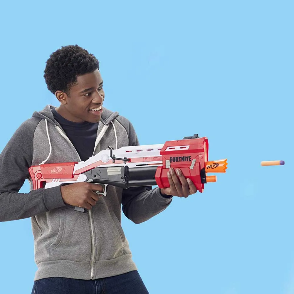 Nerf Fortnite TS Mega Blaster Fucile Pistola Giocattolo Bambini con 8 Munizioni