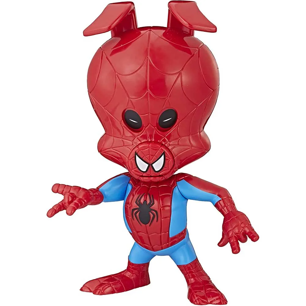 Spiderman Into Spider Verse Personaggio Spider Maiale Muove Occhi e Frasi Gioco