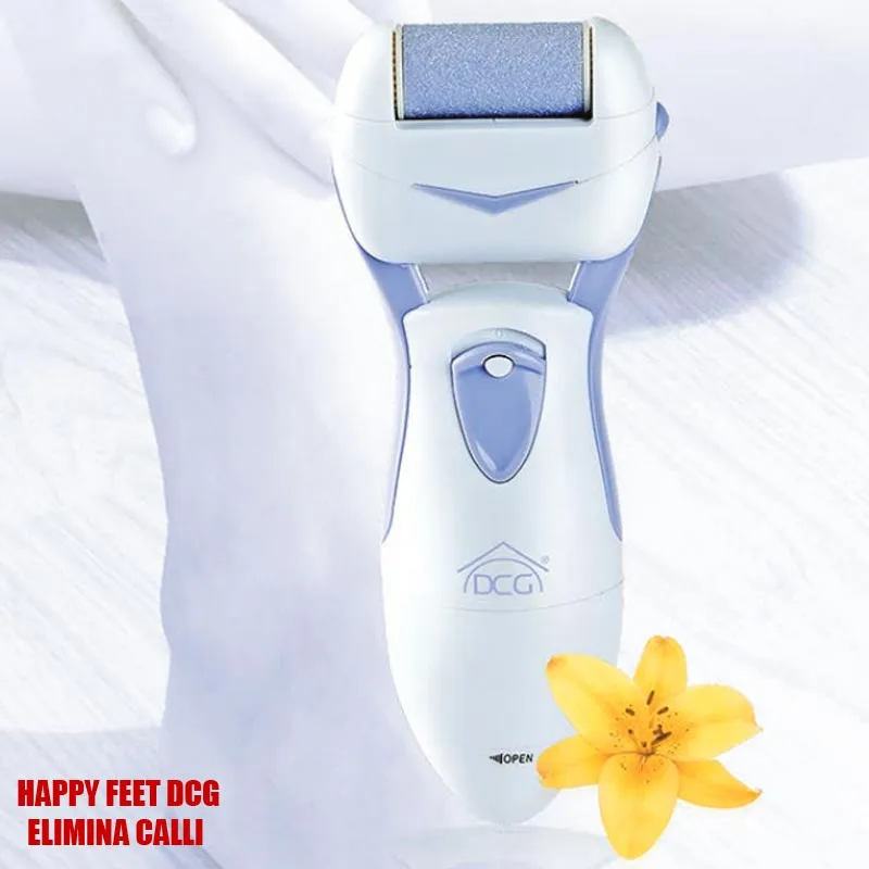 Elimina Rimuovi Calli Happy Feet Rotazione 360 Gradi Elettrico Impermeabile DCG