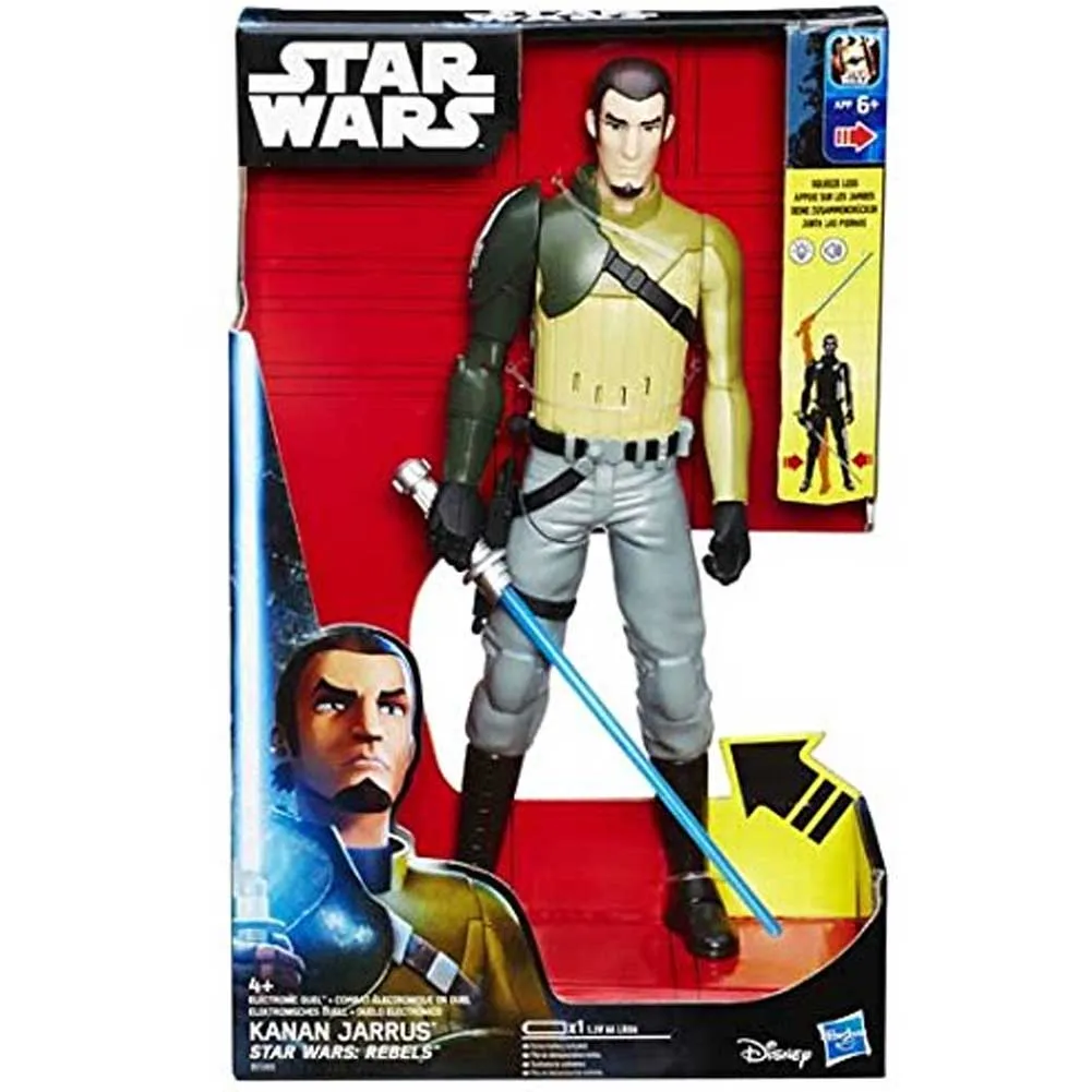 Star Wars Rebels Action Figures Kanan Elettronico Con Luci Suoni Movimento Spada