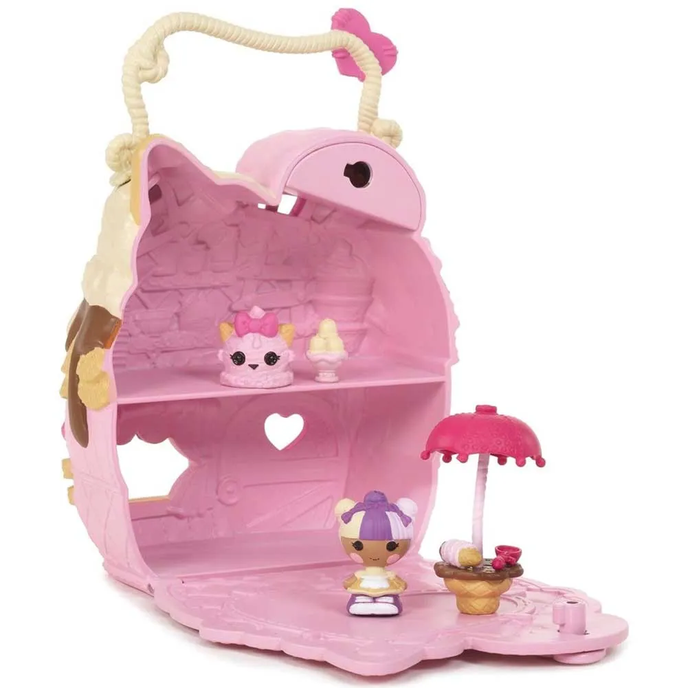 Playset Lalaloopsy Tinies Scoops House Casetta Gelato con Personaggi e Accesori