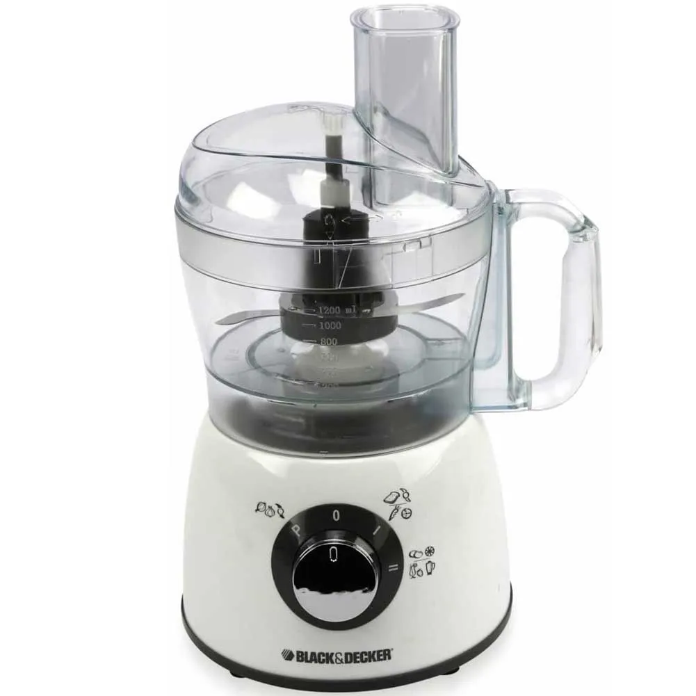 Black Decker Robot Cucina Frullatore Tritatutto Elettrico 5in1 400W Impastatrice