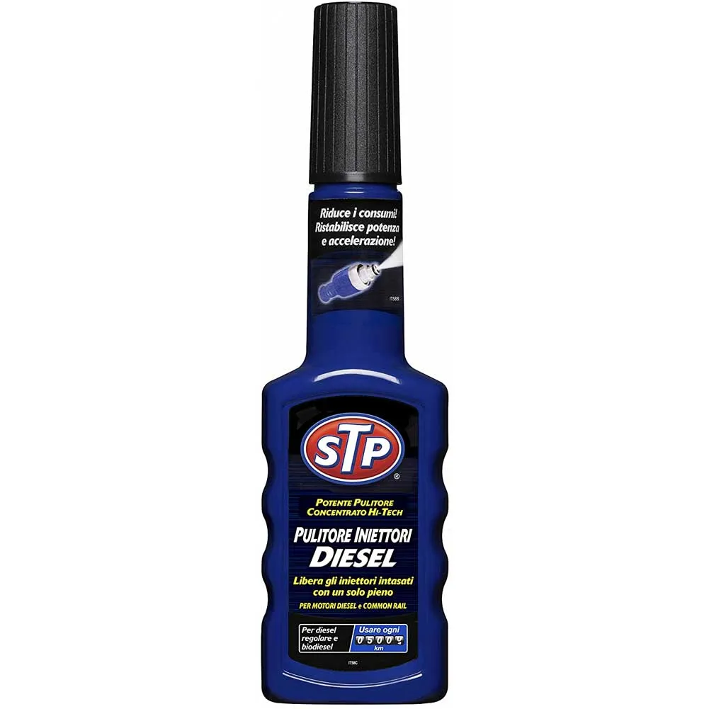 Pulitore Iniettori Motore Diesel Biodisel e Common Rail Trasparente 200ml STP