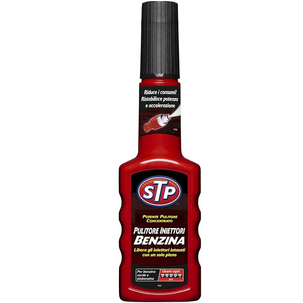 Pulitore Concentrato Iniettori Motore Benzina Biobenzina Trasparente 200ml STP