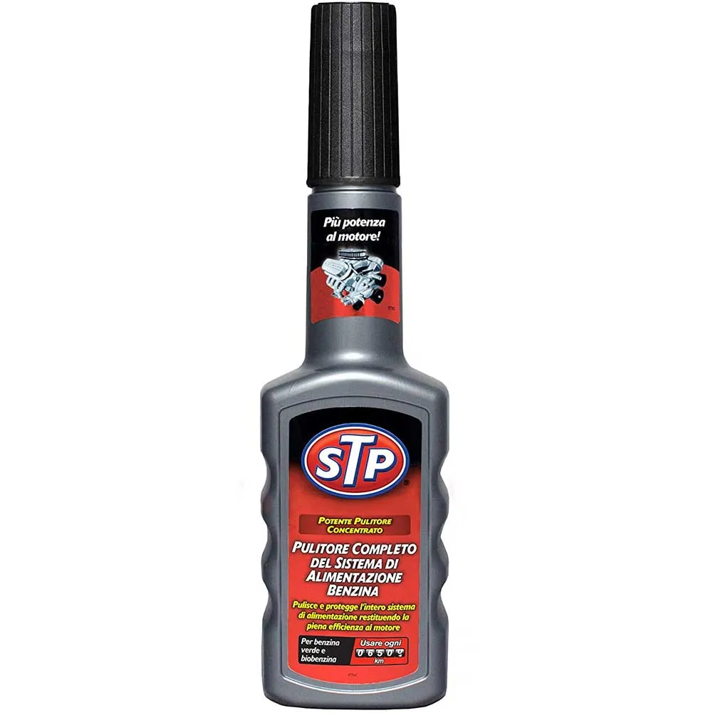 Pulitore Completo Sistema Alimentazione Benzina Biobenzina Trasparente 200ml STP