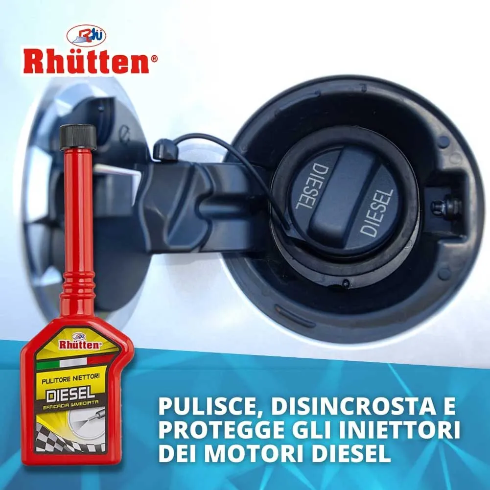 Rhutten Additivo Pulitore Protettivo Iniettori Motore Diesel 3in1 160ml