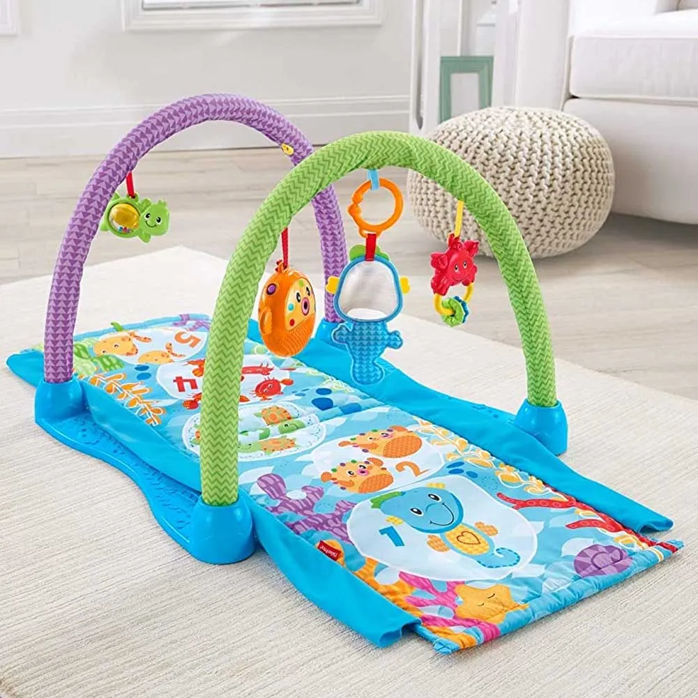 Fisher-Price Palestrina Neonato Musicale Amici del Mare 2in1 Tessuto Giocattoli