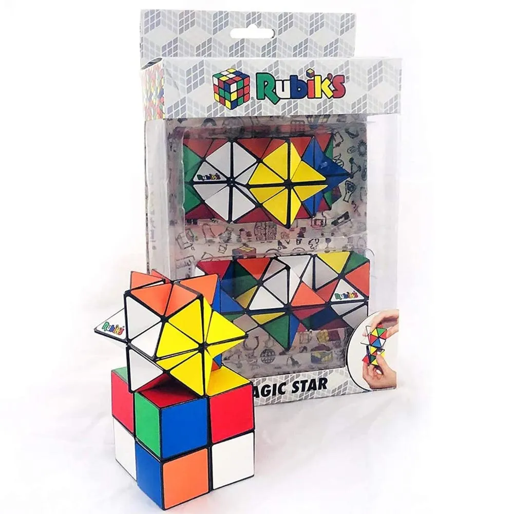 Rubik's Rubik Set Regalo Magic Star Stella + Cubo Giocattolo Bambini Abilita