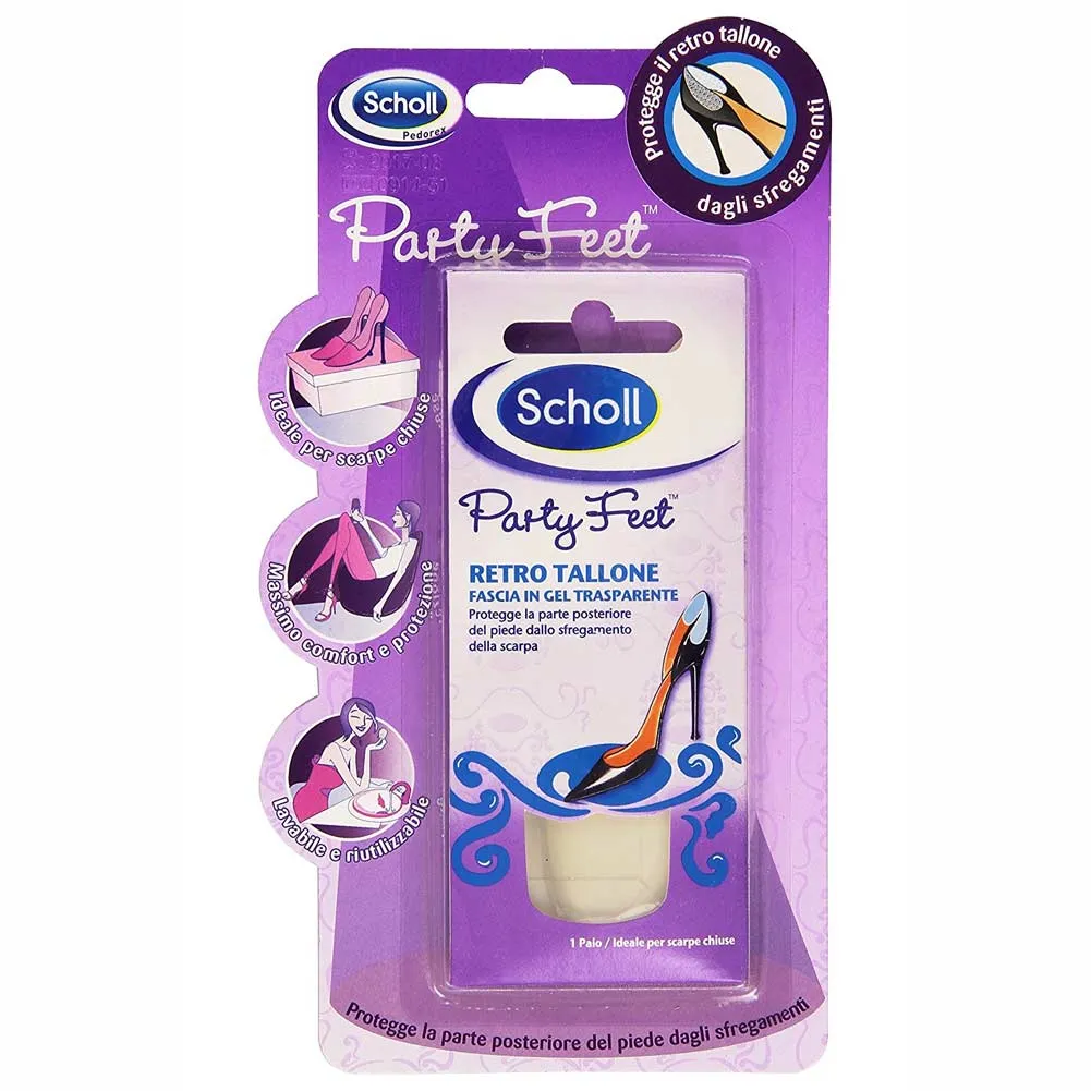 Cuscinetto In Gel Ultra Slim Trasparente 1 Paio Pedorex Scholl Party Feet