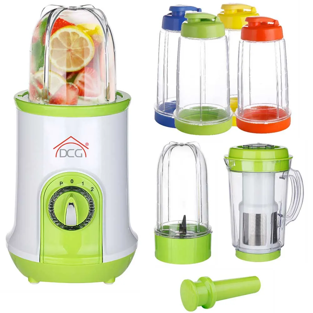 MIni Frullatore Magic Chef Centrifuga MIxer Robot Cucina Frulla Tritatutto 21pz