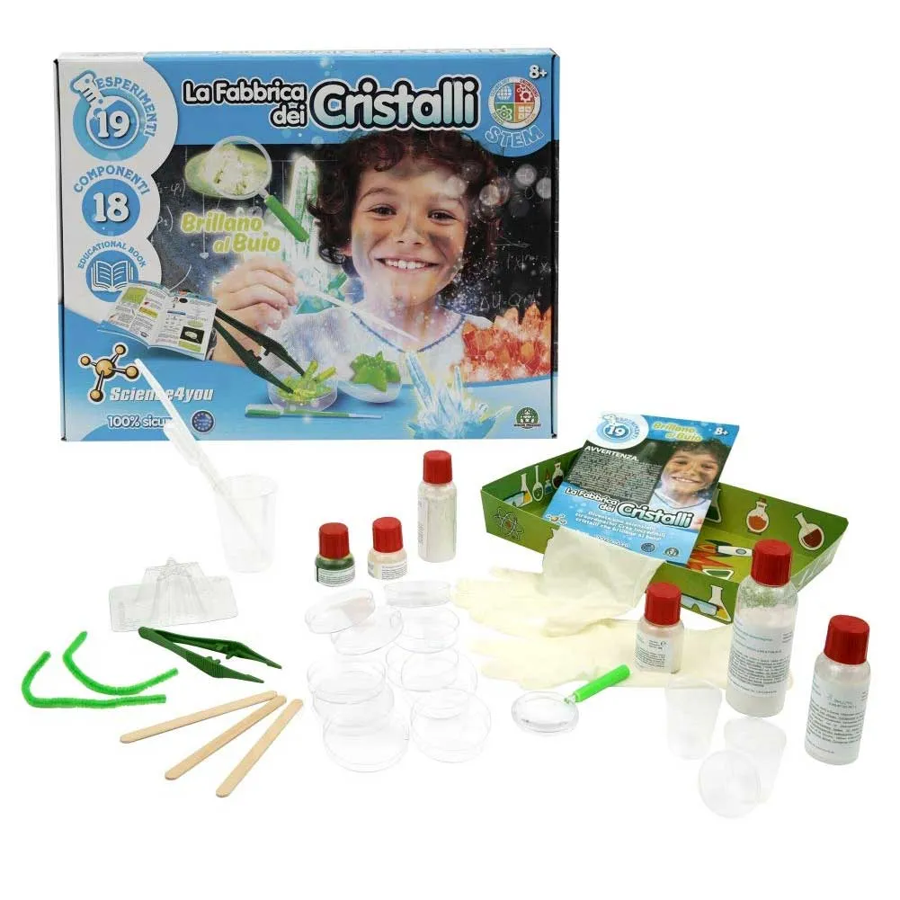 La Fabbrica dei Cristalli Science4you Giochi Preziosi Giocattolo Educativo Bimbo