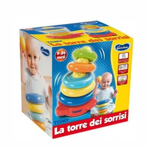 Set Anelli in Plastica per bambini Tony Prima Torre dei Sorrisi Giordani