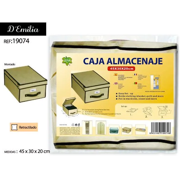 Contenitore multiuso per cambio biancheria 45x30x20 cm