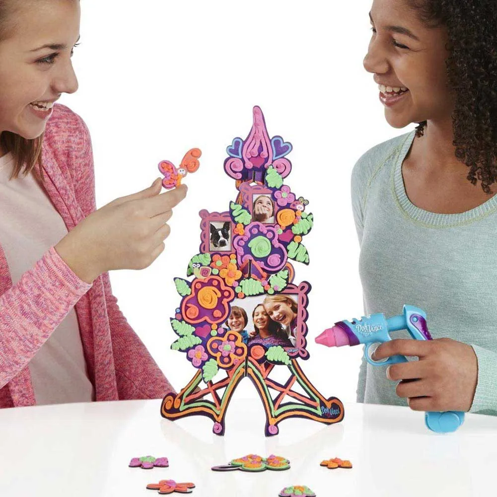 Torre Di Fiori Cornici Da Decorare Doh Vinci Hasbro Pistola Styler E 4 Colori 3d