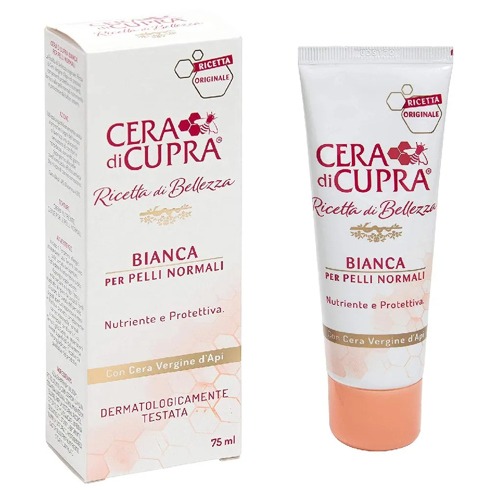 Cera di Cupra Crema Bianca Nutriente e Protettiva per Pelli Normali Tubo 75 ml