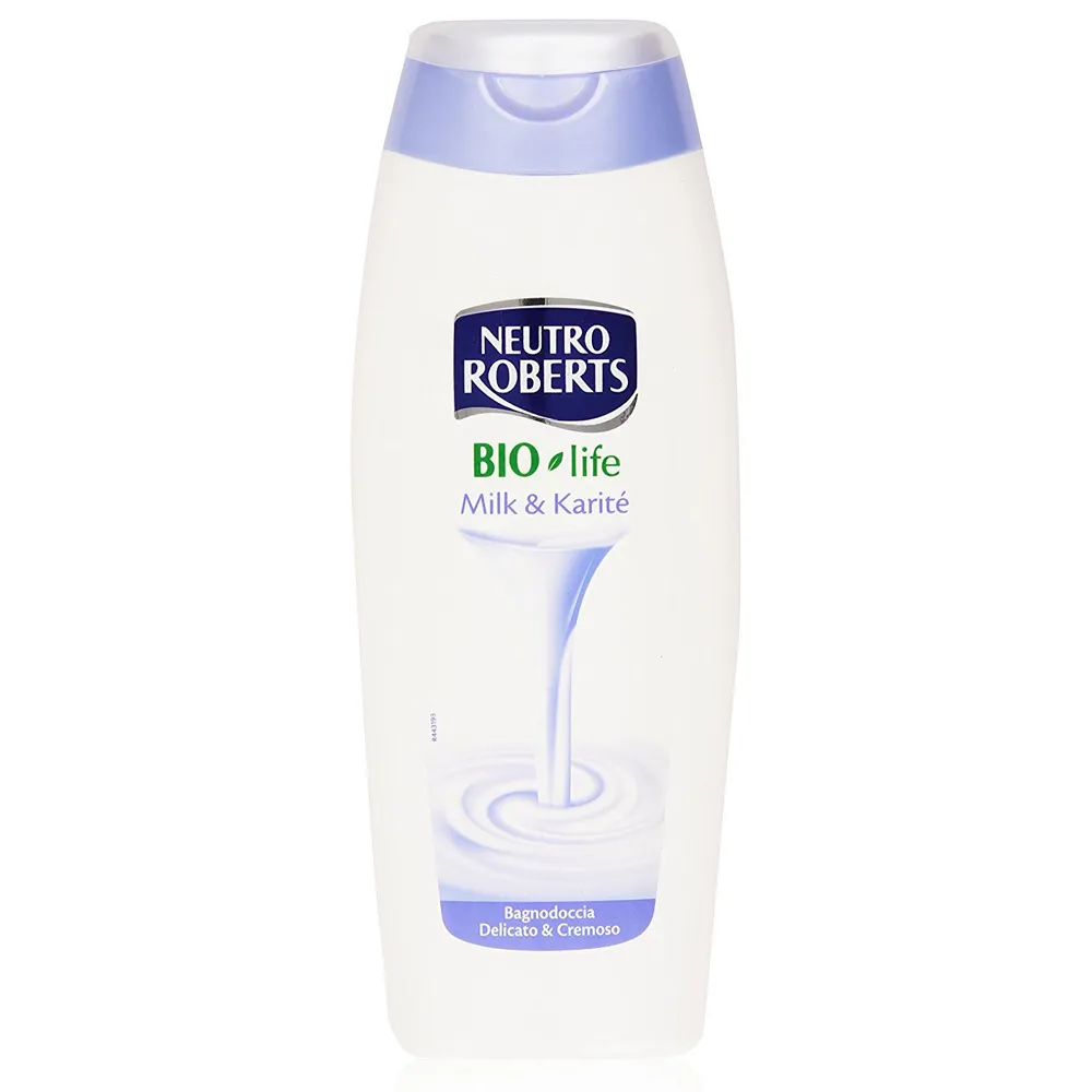 Neutro Roberts Bagnodoccia Bio Life 500ml Milk e Karite' Delicato e Cremoso