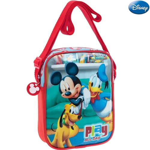 Borsa Tracollina Borsetta con Tracolla Regolabile Mickey Mouse Topolino Disney