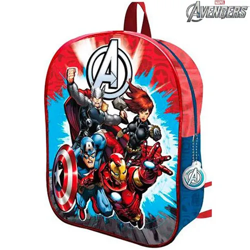 Zaino Scuola Asilo Elementare Zainetto 28 x 34 x 6 cm Marvel Avengers 3D