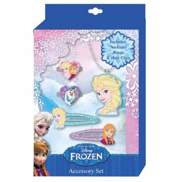 Set Bijoux 5 pezzi per capelli Frozen