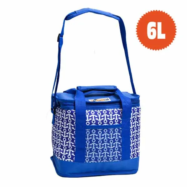 Borsa Frigo Marine Paoletti 6 litri dimensione cm 23x16x19 colore bianco e blu