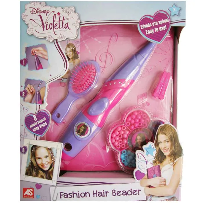 Kit per Decorare i Capelli e Accessori per Bambine Disney Personaggio Violetta