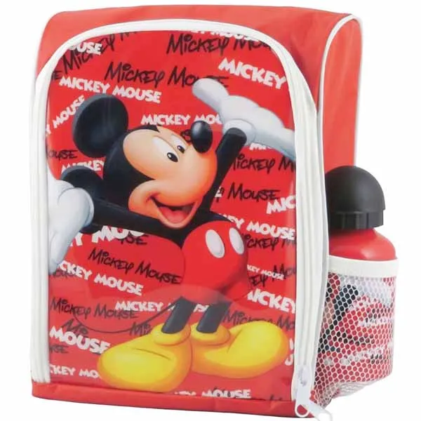 Borsa Termica 31 x 21,2 x 7 cm con Borraccia in Inclusa Disney Topolino