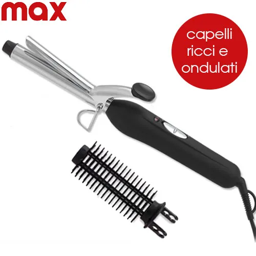 Set Capelli 2 in 1 Piastra per Capelli Capelli Ricci e Ondulati 15 W Max Casa