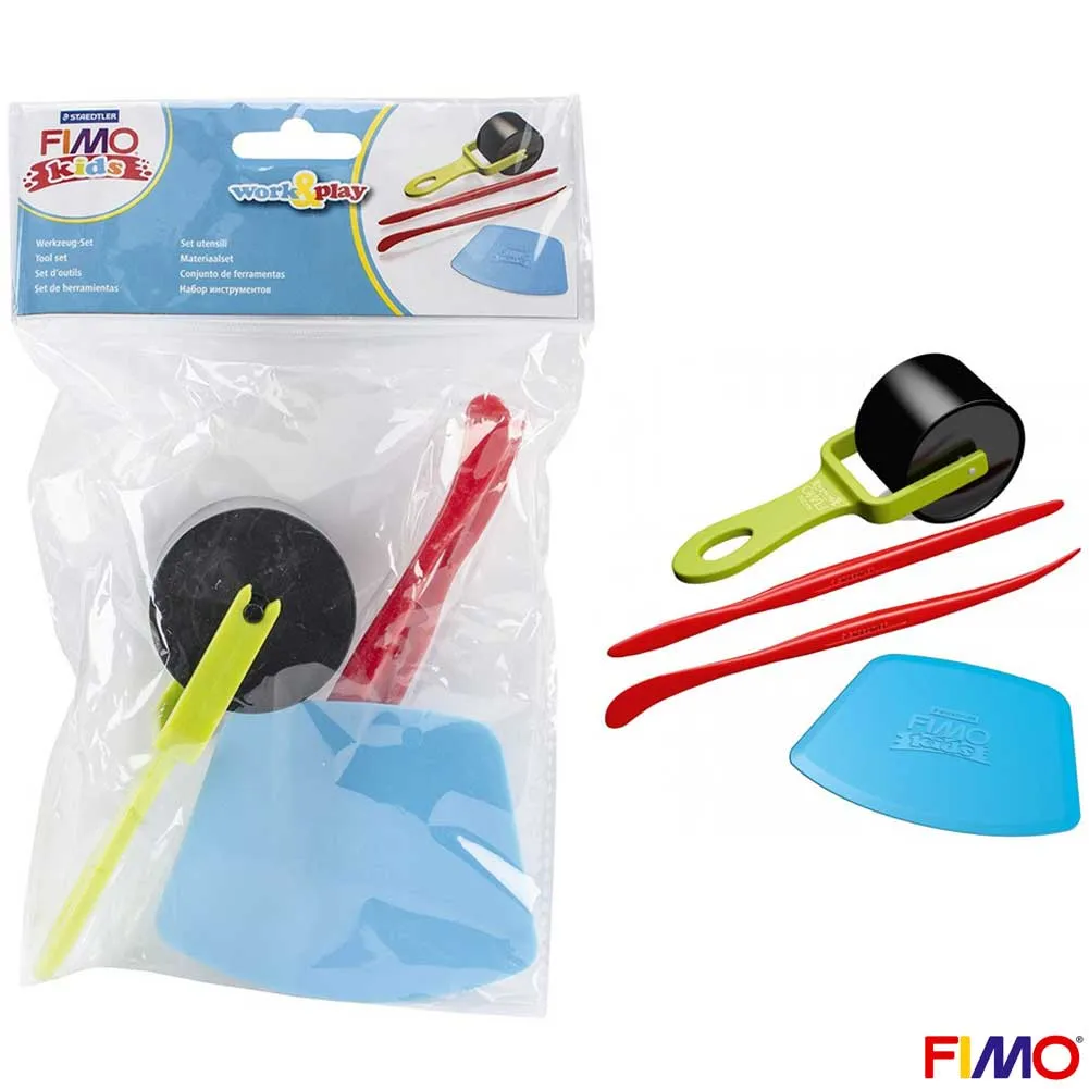 Utensili Per Tagliare E Modellare Pasta Modellabile Fimo Set Attrezzi 4 Pezzi