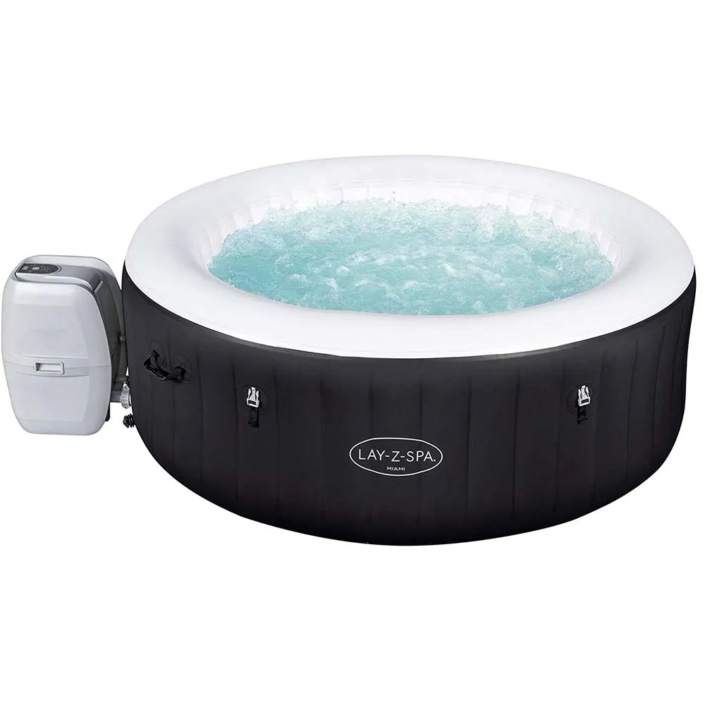 Vasca Piscina Idromassaggio Gonfiabile Lay-Z Spa 4 Posti 180x66 + Pompa Bestway