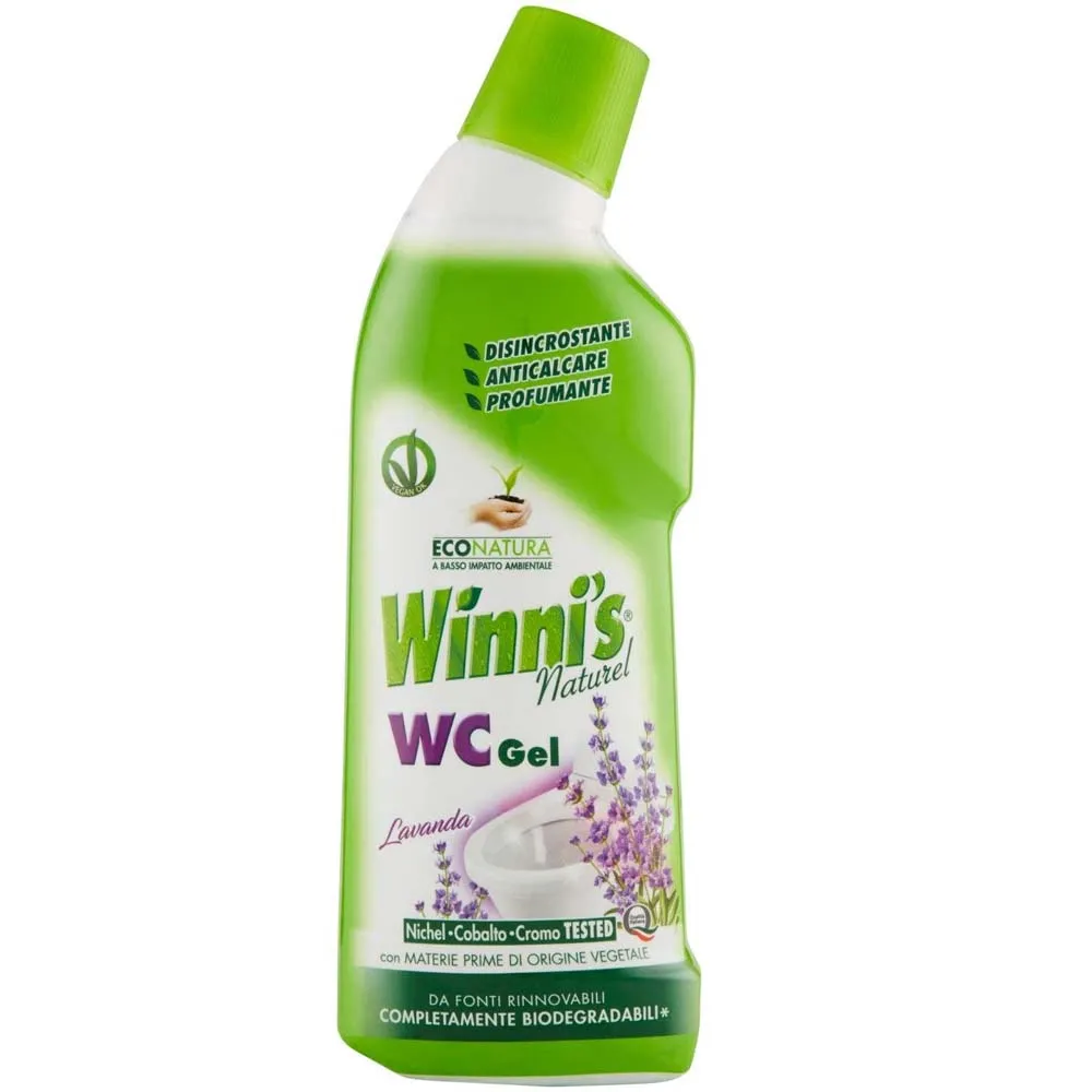 Winni's Detersivo WC Gel Lavanda Dincrostante Anticalcare Produmante 750ml