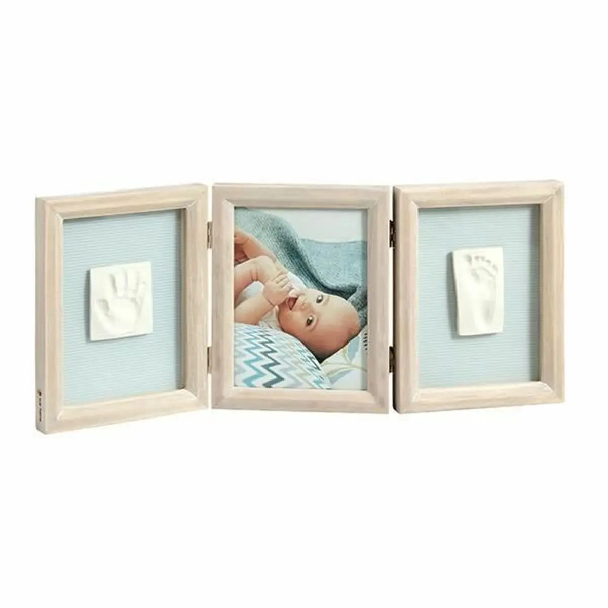 Cornice Portafoto BABY ART Birth Gift Marrone Legno