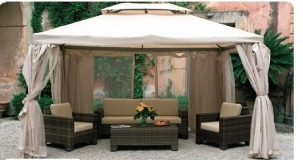 RICAMBIO SET 4 TELI LATERALI PER GAZEBO SAHARA MT.3X4