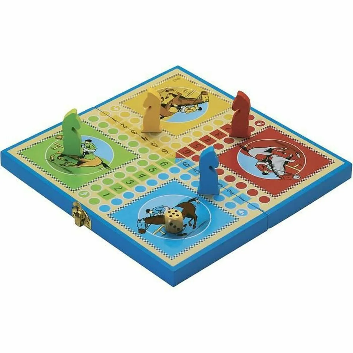 Gioco da Tavolo L´Arbre a Jouer Jeu Des Petits Chevaux (FR) Multicolore