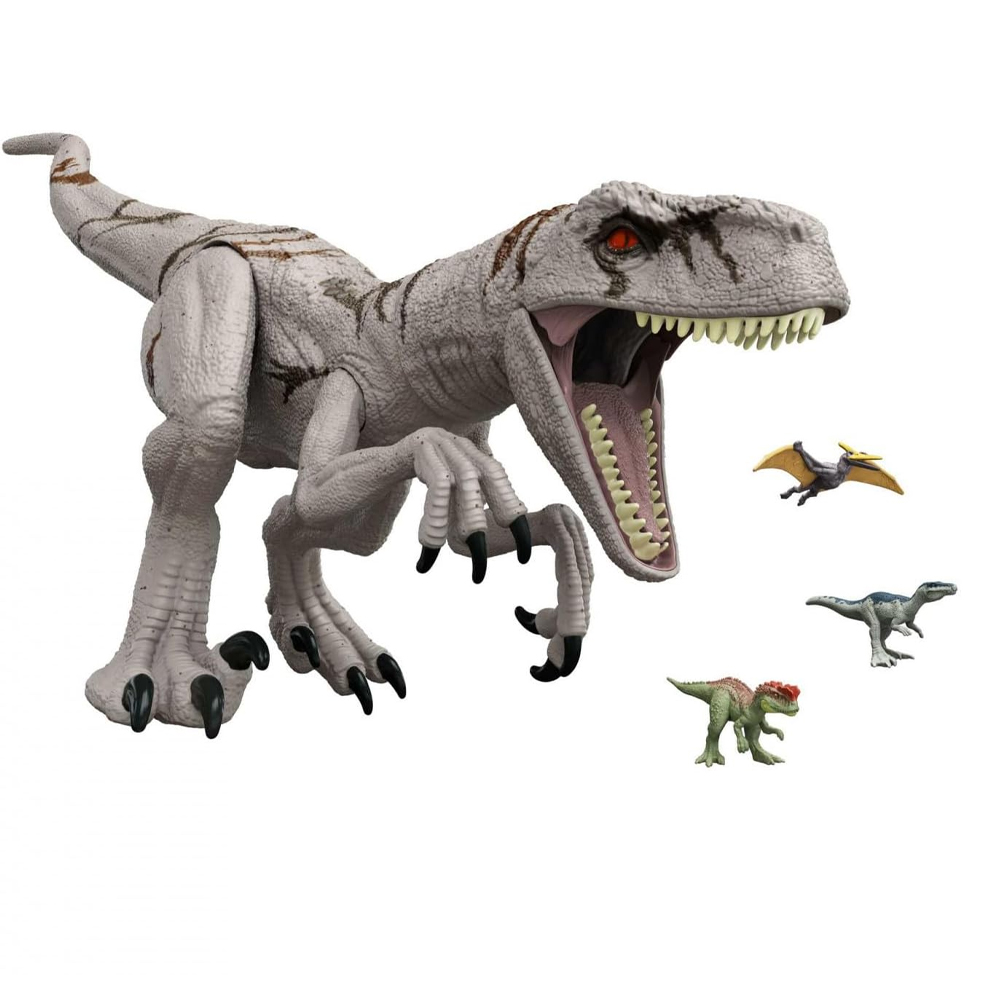 Mattel Jurassic World-Super Colossal, Istinto di Sopravvivenza Dinosauro Snodato (1)