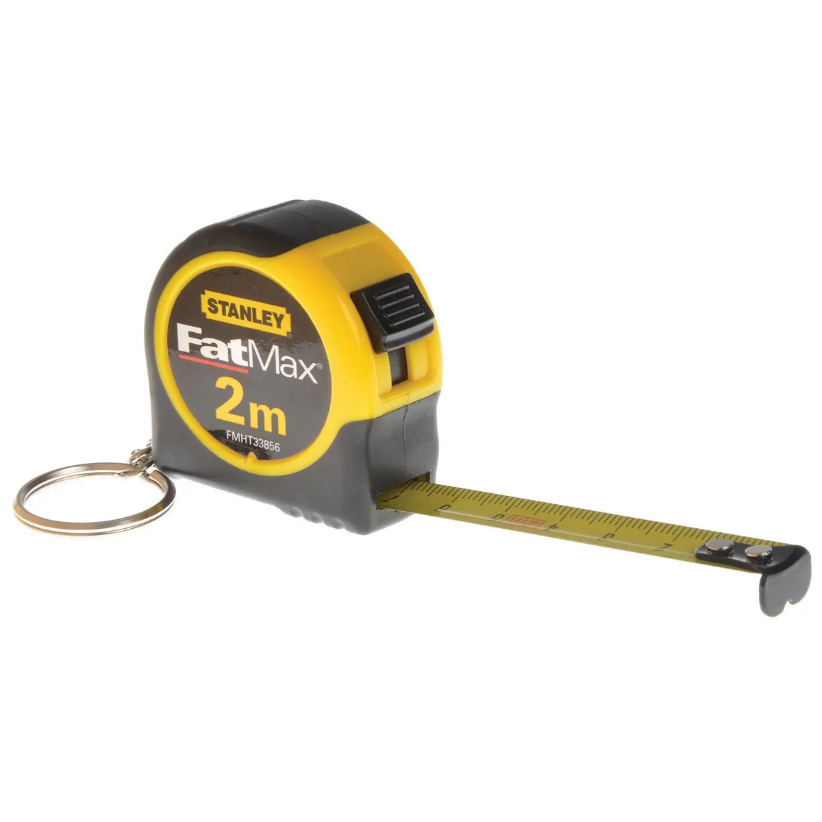 Metro a Nastro Stanley FatMax Portachiavi Mini Caucciù ABS (2 m x 13 mm)