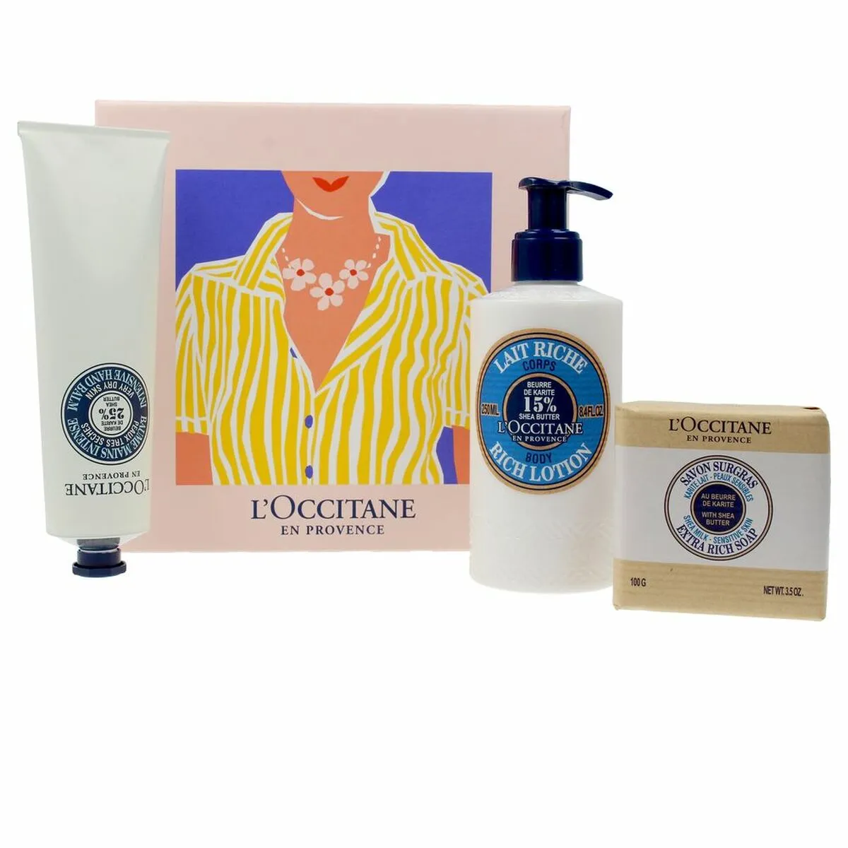 Set Cosmetica Unisex L'Occitane En Provence Karite Lait Ultra Riche Corps (3 pcs)