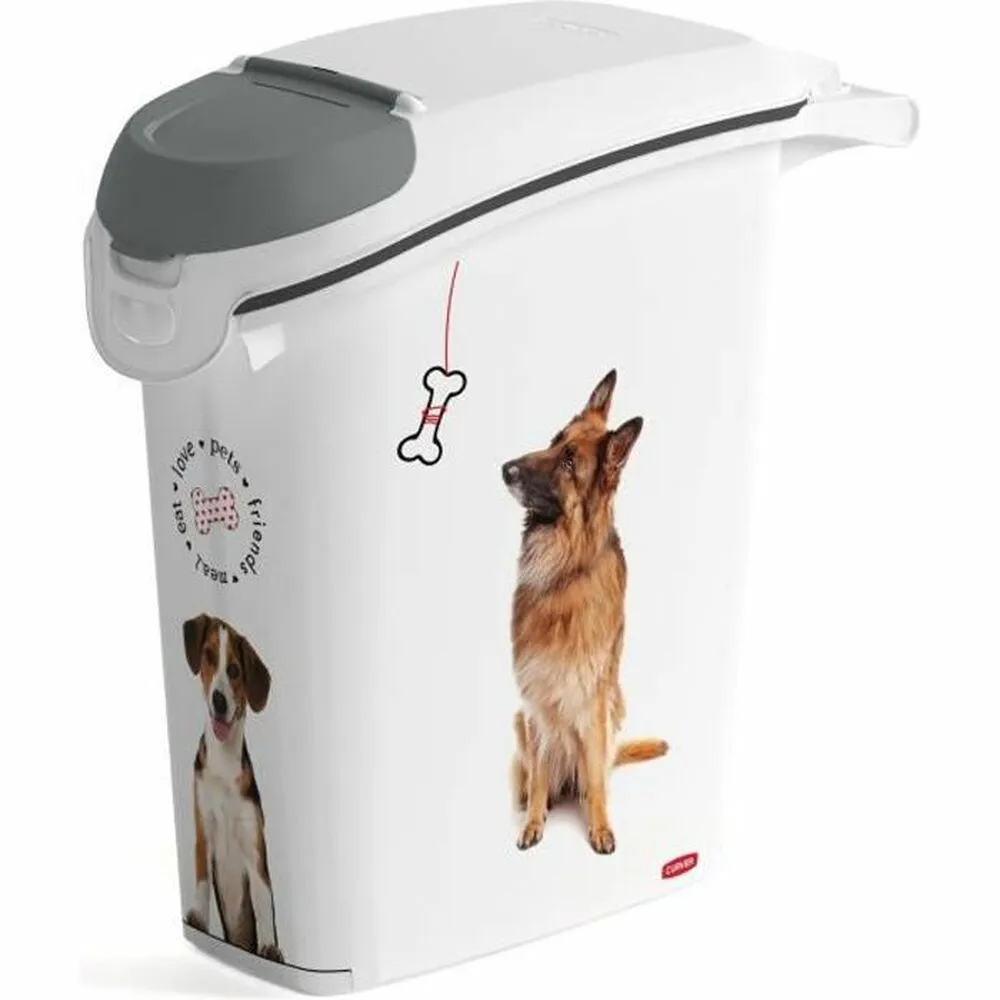 Contenitore per alimenti per animali domestici Curver 241097 Bianco 10 kg