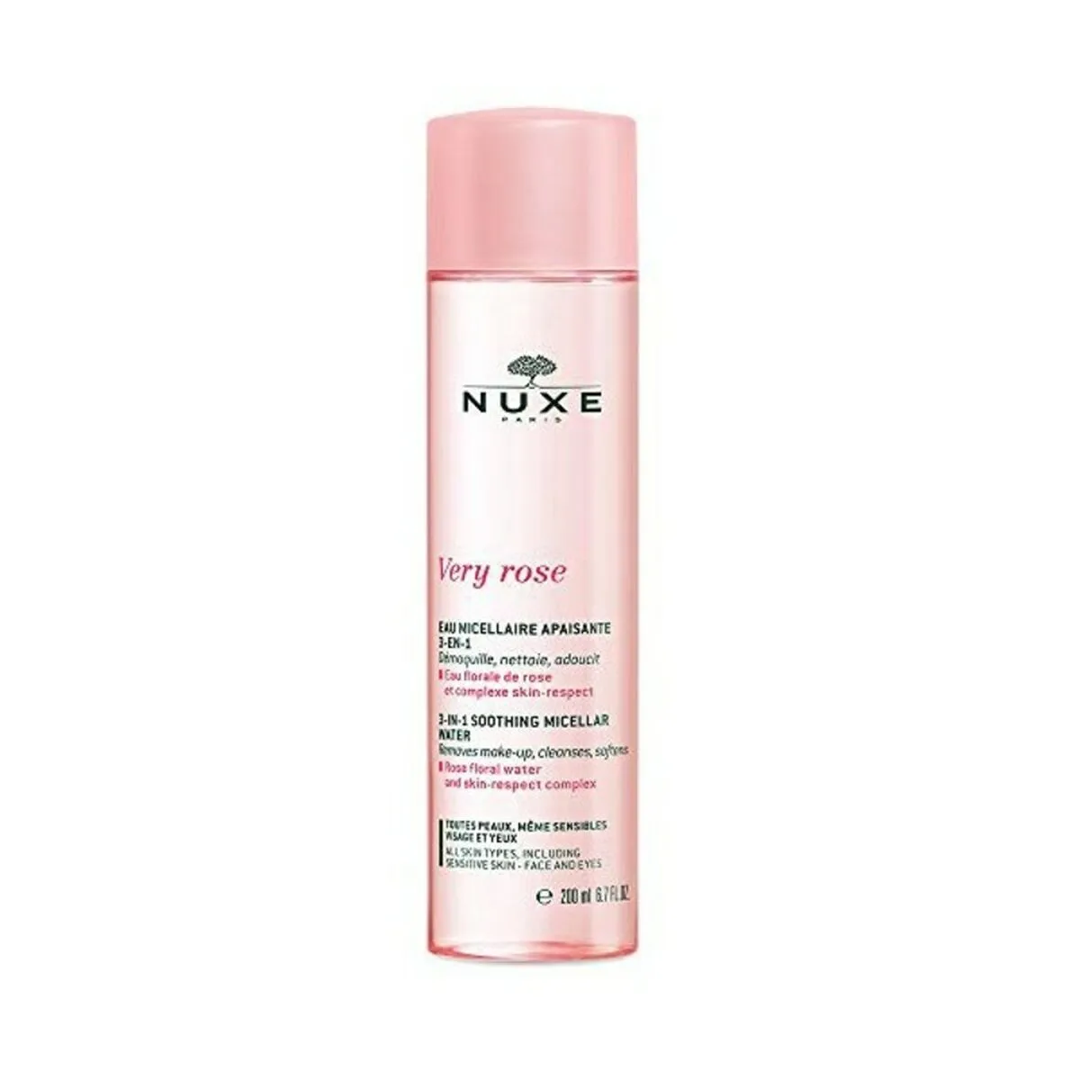 Struccante Viso Nuxe Very Rose 3 in 1 Acqua Micellare 200 ml