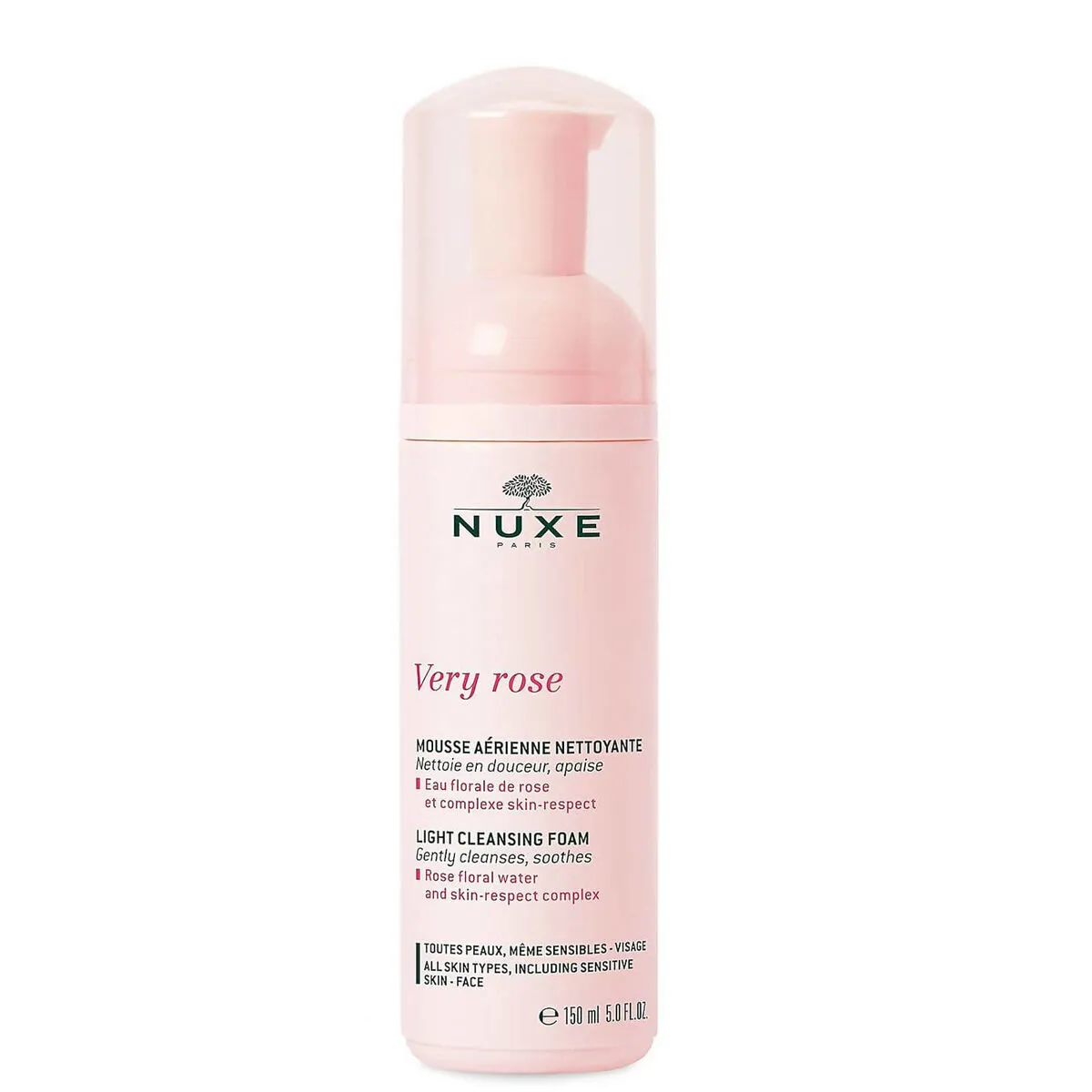 Schiuma Detergente Nuxe Very Rose 150 ml