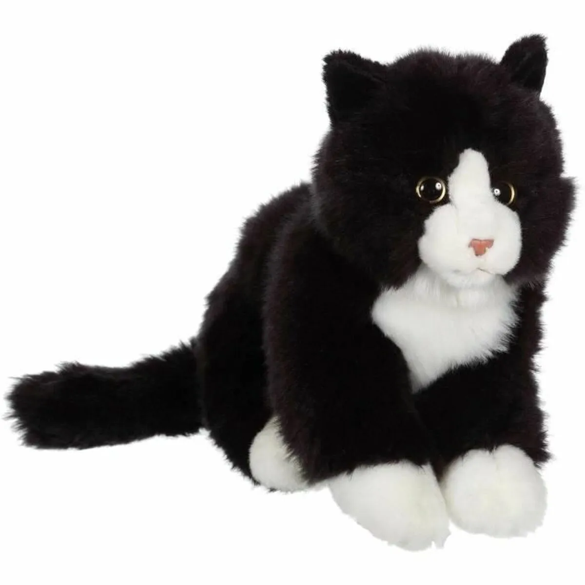 Peluche Gipsy Gatto Nero/Bianco