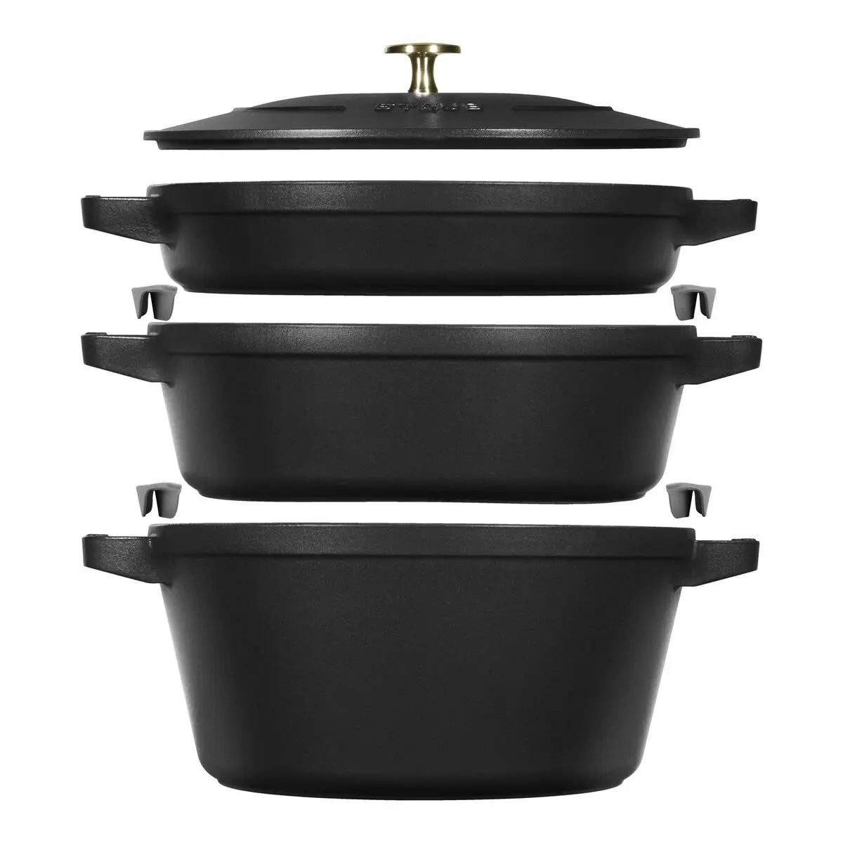 Pentola Zwilling La Cocotte Nero Ferro Fuso 1 Pezzi Ø 24 cm 1 kg 4,2 L (1 Unità)